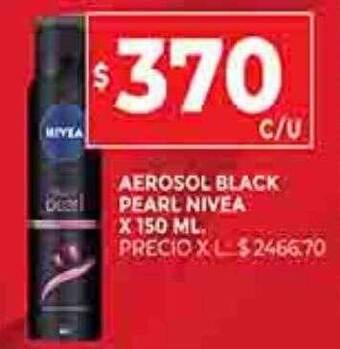 Supermercados DIA Aerosol black pearl nivea oferta