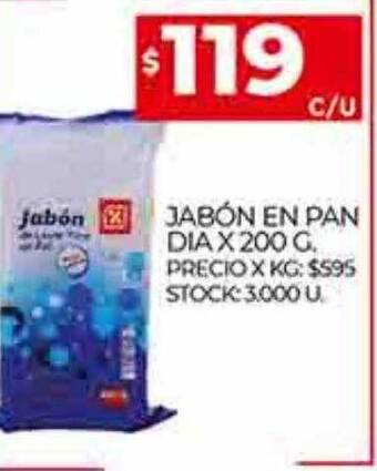 Supermercados DIA Jabón en pan dia oferta