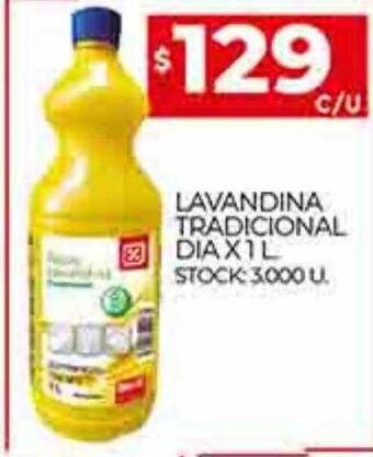 Supermercados DIA Lavandina tradicional dia oferta