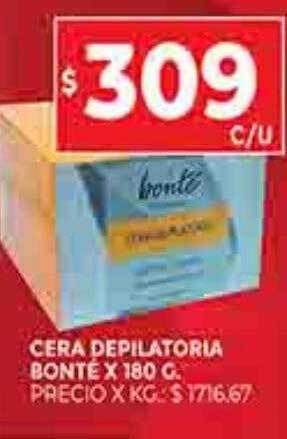 Supermercados DIA Cera depilatoria bonté oferta