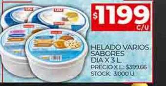 Supermercados DIA Helado varios sabores dia oferta