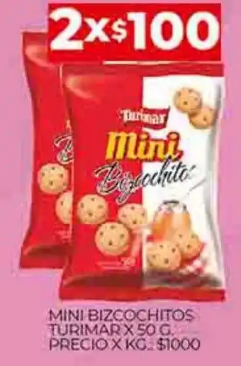 Supermercados DIA Mini bizcochitos turimar oferta