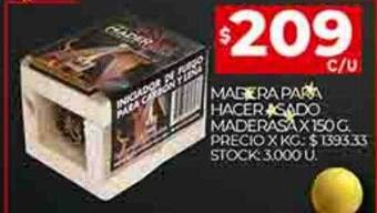 Supermercados DIA Madera para hacer asado maderasa oferta
