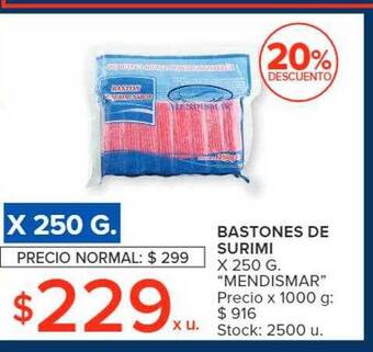 Carrefour Bastones de surimi oferta