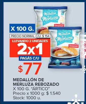 Carrefour Medallón de merluza rebozado oferta