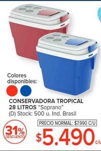 Carrefour Conservadora tropical 28 litros oferta