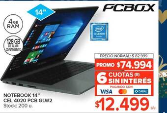 Carrefour Notebook 14 oferta