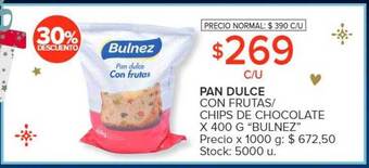 Carrefour Pan dulce con frutas-chips de chocolate oferta