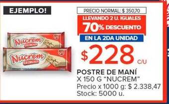 Carrefour Postre de maní oferta