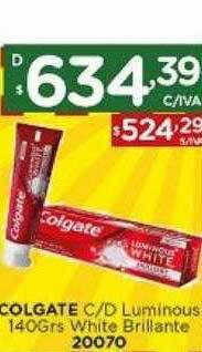 Hipermay Colgate c-d luminous white brillante oferta