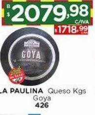 Hipermay La paulina queso kgs goya oferta