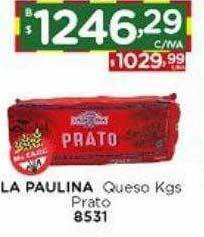 Hipermay La paulina queso kgs prato oferta