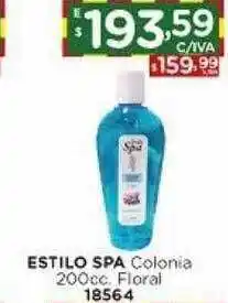 Hipermay Estilo spa colonia 200cc. floral oferta