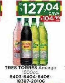 Hipermay Tres torres amargo 1500cc oferta