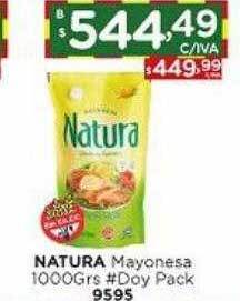 Hipermay Natura mayonesa doy pack oferta