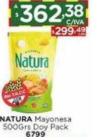 Hipermay Natura mayonesa doy pack oferta