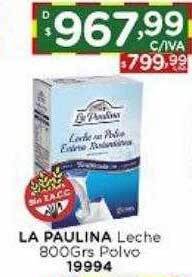 Hipermay La paulina leche polvo oferta