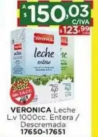 Hipermay Veronica leche entera - descremada oferta