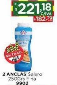 Hipermay 2 anclas salero fina oferta
