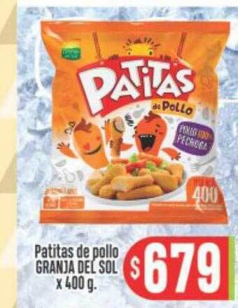 Supermercados Caracol Patitas de pollo granja del sol oferta