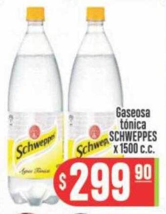 Supermercados Caracol Gaseosa tónica schweppes x 1500 c.c. oferta