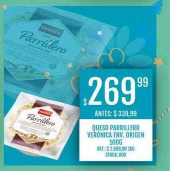 Supermercados Todo Queso parrillero verónica env. origen oferta