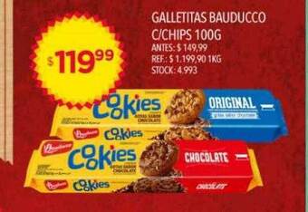Supermercados Todo Galletitas bauducco c chips oferta