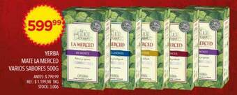 Supermercados Todo Yerba mate la merced varios sabores oferta