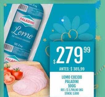 Supermercados Todo Lomo cocido paladini oferta