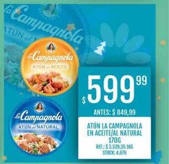 Supermercados Todo Atún la campagnola en aceite al natural oferta