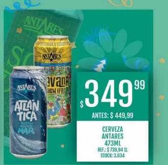 Supermercados Todo Cerveza antares oferta