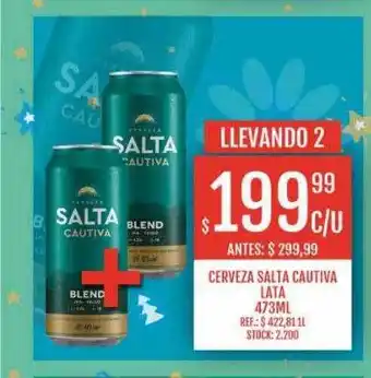 Supermercados Todo Cerveza salta cautiva oferta