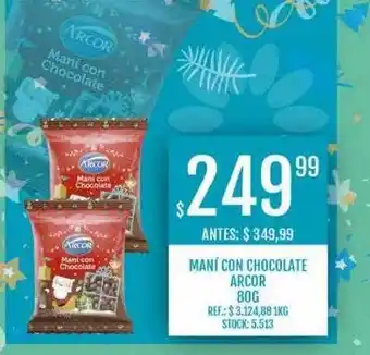 Supermercados Todo Maní con chocolate arcor oferta