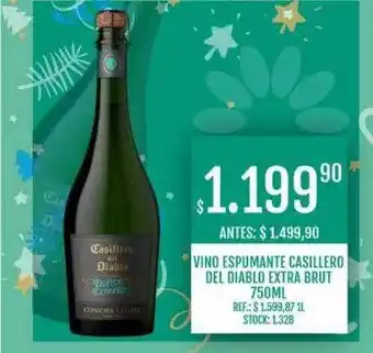 Supermercados Todo Vino espumante casillero del diablo extra brut oferta