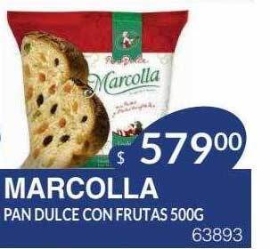 Masivos Marcolla pan dulce con frutas oferta