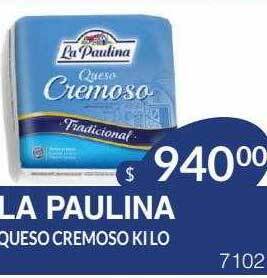 Masivos La paulina queso cremoso oferta