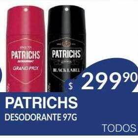 Masivos Patrichs desodorante oferta