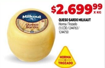 Makro Queso Sardo Milkaut oferta
