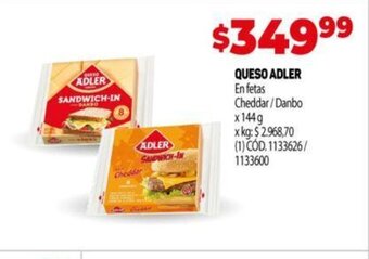 Makro Queso Adler oferta