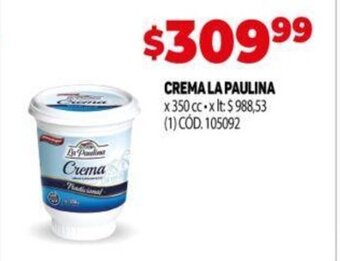 Makro Crema La Paulina oferta