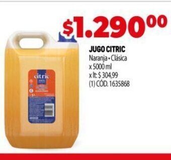 Makro Jugo Citric oferta