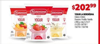 Makro Yogur La Serenísima oferta