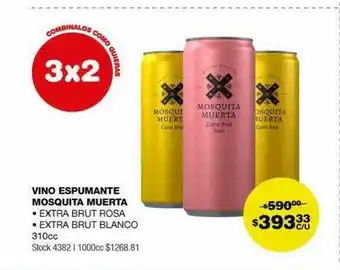 Atomo Conviene Vino espumante mosquita muerta extra brut rosa extra brut blanco oferta