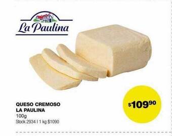 Atomo Conviene Queso cremoso la paulina oferta
