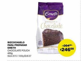 Atomo Conviene Bizcochuelo para preparar emeth chocolate pouch oferta