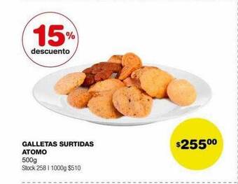 Atomo Conviene Galletas surtidas atomo 15% descuento oferta
