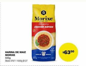 Atomo Conviene Harina de maiz morixe oferta