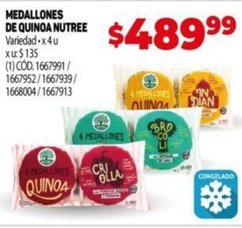 Makro Medallones de Quinoa Nutree oferta