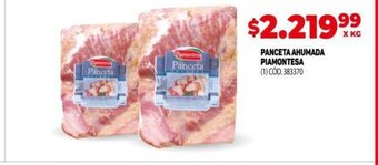 Makro Panceta Ahumada Piamontesa oferta