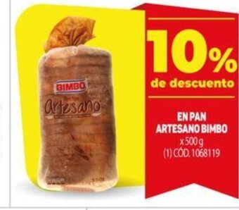Makro En Pan Artesano Bimbo oferta